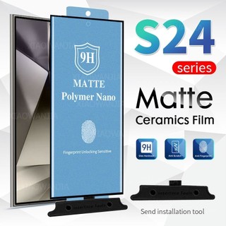 Miếng dán mềm bảo vệ màn hình dành cho Samsung Galaxy S24 S23 S20 S21 Ultra Note 10 Plus 20 9 8