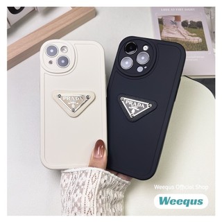 Ốp điện thoại bảo vệ ống kính nâng cao Prada cho iPhone 13 14 15 Pro MAX 14plus 15 Plus 13mini 12 Mini 12 11 Promax X XS MAX XR 7 8 Plus