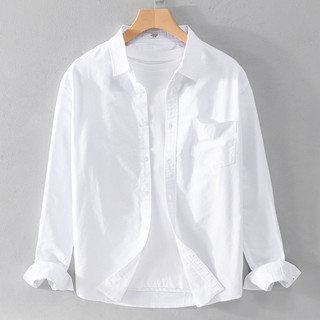 Mùa Thu Nam Ấm Áp Dài Tay Áo Sơ Mi Nam Lông Cừu Lót Thường Rời Dày Áo Sơ Mi Nam Oxford Quay Học Sinh Top