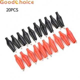Alligator Clips Test Probe Electrical Clamp Jumper Equipment Black/Red