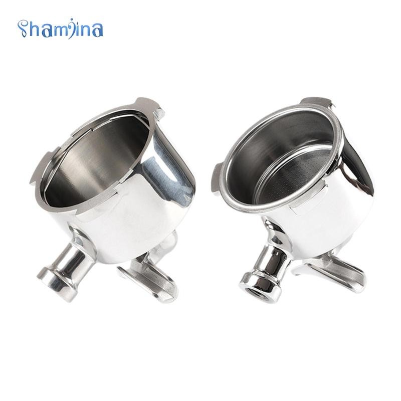 Đầu Shamjina Portafilter Thép không gỉ, Thay thế một phần máy pha cà phê, 3 tai chuyên nghiệp 51mm c