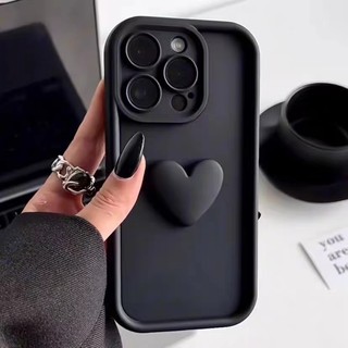 Dành Cho Infinix Hot 40 Pro 40i 30i 30 Chơi NFC Spark GO 2024 Smart 8 7 5 6 Tecno Spark 20C 20 10C 10 Camon 20 Pro Note 30 12 G96 30 Pro INS 3D Trái Tim Tình Yêu Kẹo Silicon Đơn Giản Bao da