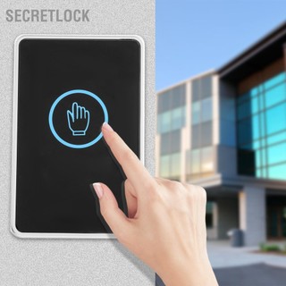 SecretLock Nút thoát cửa LED Điều khiển truy cập hồng ngoại Công tắc có đèn nền ABS Nhựa NonTouch Loại DC 12V