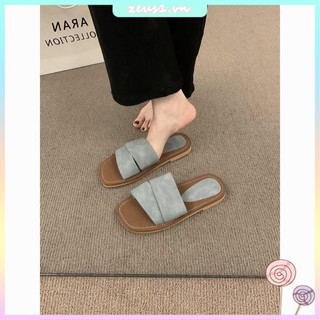 Dép đế bệt mũi vuông dành cho nữ Dép đi biển mùa hè