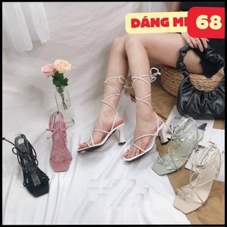 GIÀY CAO GÓT XỎ NGÓN CỘT DÂY NỮ F0012 Giày dép xinh Mys