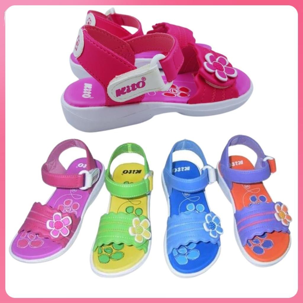 Dép sandal bé gái Kito YSDC 8093 , xốp nhẹ, đi êm chân