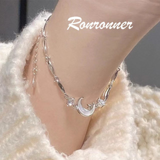  Flash Kim Cương Ngôi Sao Và Mặt Trăng Vòng Tay Cho Nữ Thời Trang Zircon Mặt Trăng Vòng Tay Bạc Cho Bé Gái Tình Bạn Vòng Tay Phụ Kiện Trang Sức Quà Tặng 