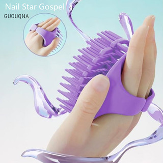 Guouqna Dầu Gội Silicon Da Đầu Máy Mát Xa Tóc Dầu Gội Lược Tắm Massage Bàn Chải Da Đầu Massage Tóc Tắm Bàn Chải Sản Phẩm Bằng Sáng Chế BASL