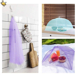 Áo choàng thực phẩm có thể gập lại Chống / Lều thực phẩm / Vỏ bọc thực phẩm gấp ô màn hình lưới / Bảo vệ muỗi cho thức ăn dã ngoại nướng. Ouyou