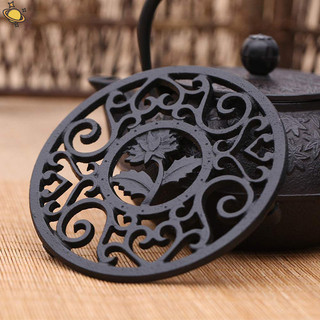 Ấm đun nước gang ấm trà đứng nồi bếp dụng cụ nấu ăn hình hoa OUYOU