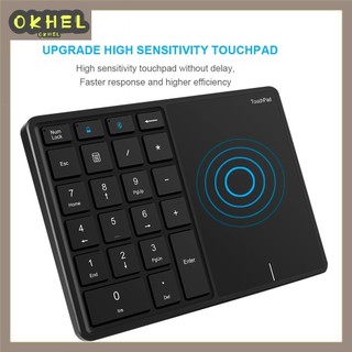 Bàn phím số không dây 2.4G tương thích Bluetooth cho máy tính xách tay