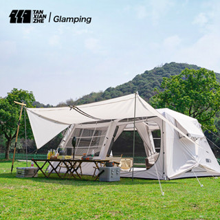 Lều Glamping 12m2 Tự Bung 2 Phòng 2 Lớp Chính Hãng Tanxianzhe TXZ-1111Y Phù Hợp 8-12 Người