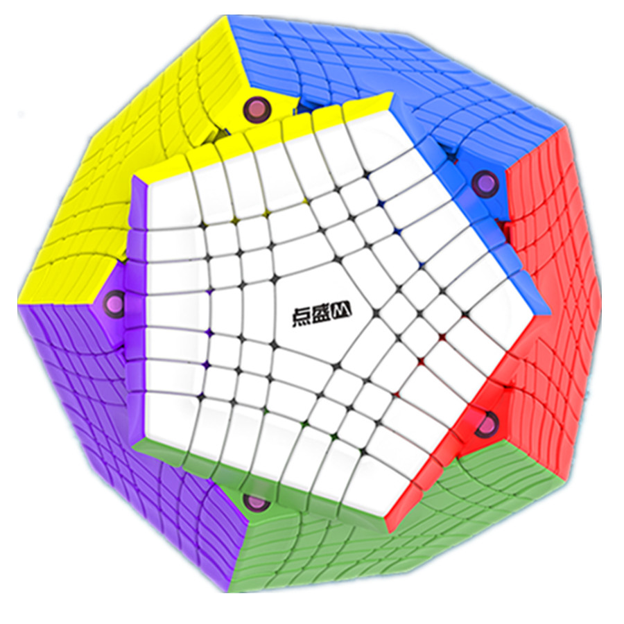 Diansheng Galaxy 7x7 Teraminx 7x7 Megaminx Magnetic Magic Cube Cabin Positioning Puzzle Fidget Toys
