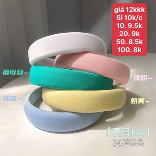 Cài,bờm tóc trơn nhiều màu
