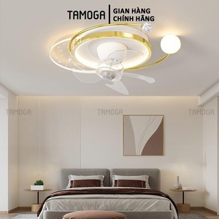 Quạt trần đèn ốp trần dải ngân hà 3 chế độ sáng TAMOGA 8020