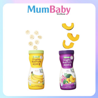 Bánh Ăn Dặm Hữu Cơ Organic Rice Puffs Cho Bé Từ 7 Tháng Hộp  Vị Táo  Chuối  Dâu Khoai Lang Chất Lượng Cao MumBaby
