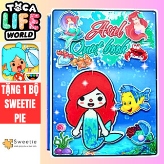 Ngôi nhà của bé Ariel Mermaid Princess House In Quiet Book -