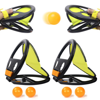 Aetherdecor 1 Bộ Đồ chơi ném bóng cho trẻ em có bệ phóng Bóng ném giáo dục tương tác giữa cha mẹ và con cái Tập đi Bé trai bé gái Trò chơi hoạt động ngoài trời trong nhà