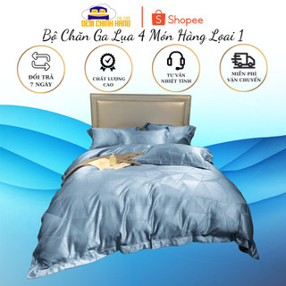 Bộ Chăn Ga Lụa 4 Món Hàng Lọai 1