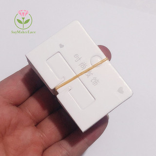 [SayMakerLace] 50 Cái Thẻ Giấy Đóng Gói Đơn Giản Phụ Kiện Tóc Thời Trang Thẻ Trưng Bày Tông Kẹp Tóc Thẻ Đựng