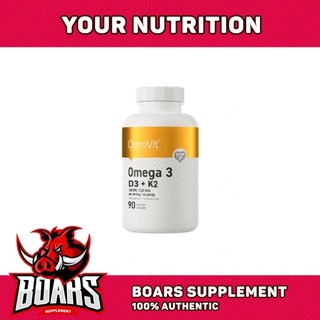 OSTROVIT OMEGA-3 & VITAMIN D3 K2 (MK7) - HỖ TRỢ XƯƠNG KHỚP, SỨC KHỎE, HỆ MIỄN DỊCH (90 VIÊN)