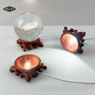 < Sdjzt > Nhánh Axit Gỗ Chắc Chắn Đế Dạ Quang Đèn Led Đế Trưng Bày Nghệ Thuật Đèn Pha Lê Bóng Thủy Tinh Nghệ Thuật Trang Trí Đèn Đang Bán