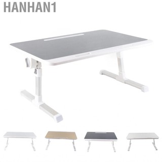 Hanhan1 Portable Bed Tray Table  Laptop Solid Construction Large Desktop Space for Reading