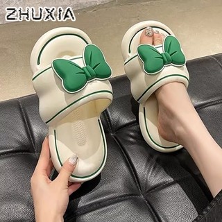 Dép nơ dễ thương dành cho nữ mặc ngoài trời mùa hè đế mềm EVA để sử dụng tại nhà và trong nhà