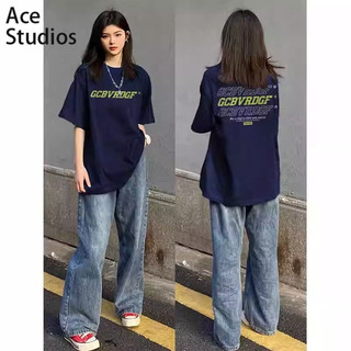 Ace Studios áo phông áo thun nữ croptop baby tee Comfortable Trendy Fashion Stylish WTX2440NNE 25Z240617