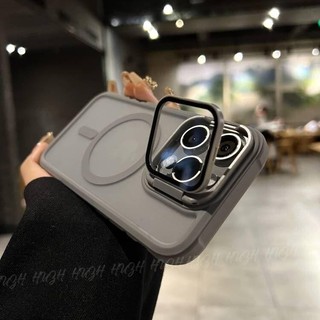 Giá đỡ ống kính máy ảnh MỚI Vỏ điện thoại từ tính cho iPhone 15 14 13 12 11 Pro Max 15 Plus Vỏ Acrylic Bảo vệ trong suốt Bao gồm tất cả Vỏ cứng chống sốc