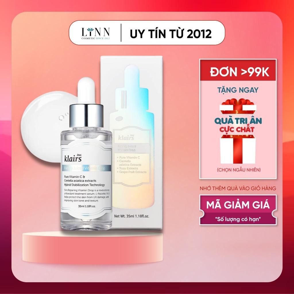 Serum Klairs Vitamin C Freshly Juiced Vitamin Drop - tinh chất dưỡng Dear Klairs vitamin C 35ml