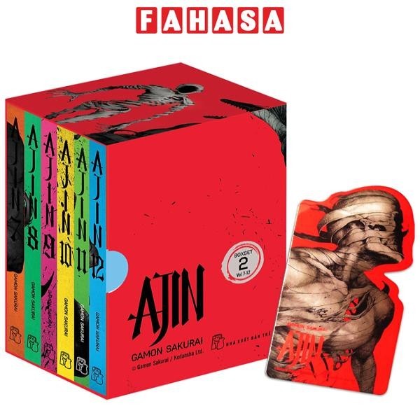 Ajin - BoxSet Số 2 (Tập 7 Đến Tập 12) - Tặng Kèm Bookmark