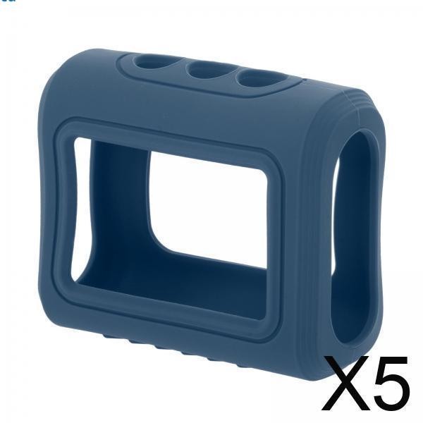 Tishita 5xSilicone Ốp Lưng Phụ Kiện Cho Loa Siêu Trầm Bluetooth JBL Go3 navy