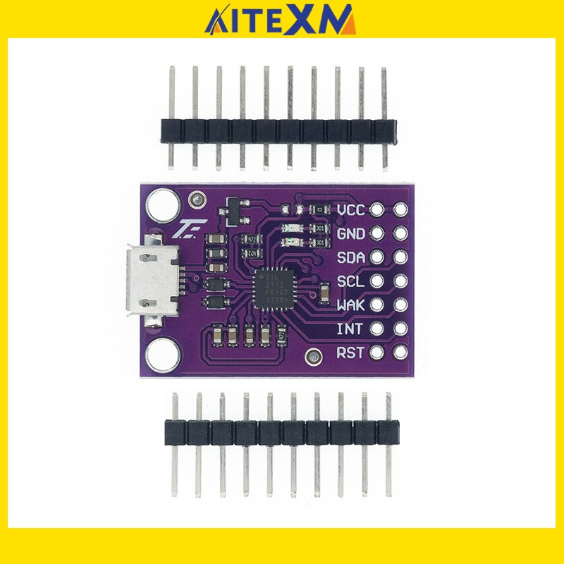 CP2112 Debug Board USB sang SMBus I2C Mô-đun giao tiếp 2.0 MicroUSB 2112 Bộ đánh giá cho mô-đun cảm 