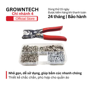Kìm bấm cúc áo đa năng kèm 100 cúc, nhỏ gọn, bấm nhanh, tiện lợi cho may mặc