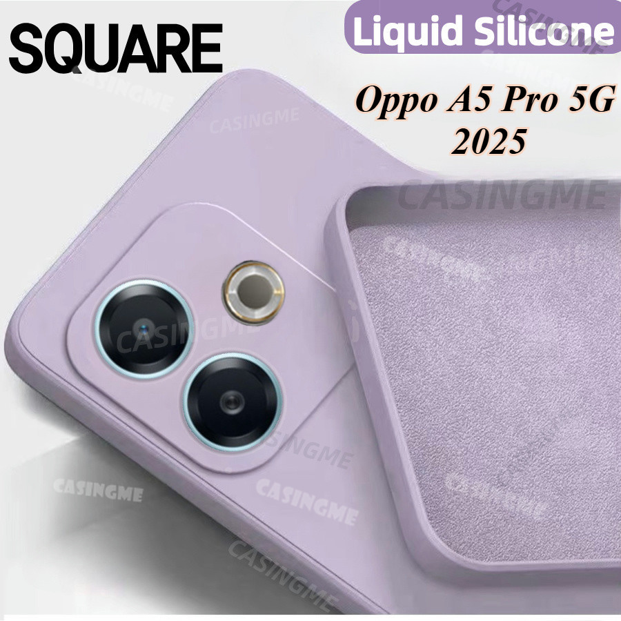 Dành Cho Oppo A5 Pro 5G 2025 Vỏ Lỏng Vuông Cho Oppo A5 Pro A5Pro 5A OppoA5Pro 5G 4G 2025 Pocophone Ố