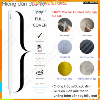(combo 2 bộ) dán full body Apple Pencil 1/Apple Pencil 2/Apple Pencil USB-C/Pencil Pro giúp bảo vệ bút, luôn như mới