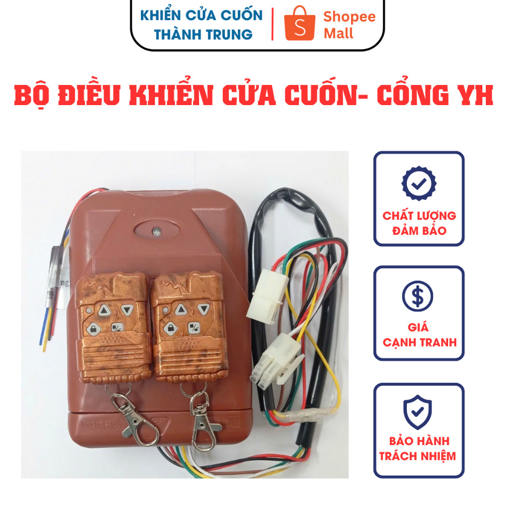 Bộ điều khiển cửa cuốn - cổng YH 433 mhz YH 315 mhz mã nhảy điện tử