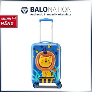 [CHÍNH HÃNG] Vali Kéo Nhựa Cho Bé BEDDYBEAR In Hình Dập Nổi 3D Sư Tử Size Xách Tay 17 inch - BH Dài Hạn