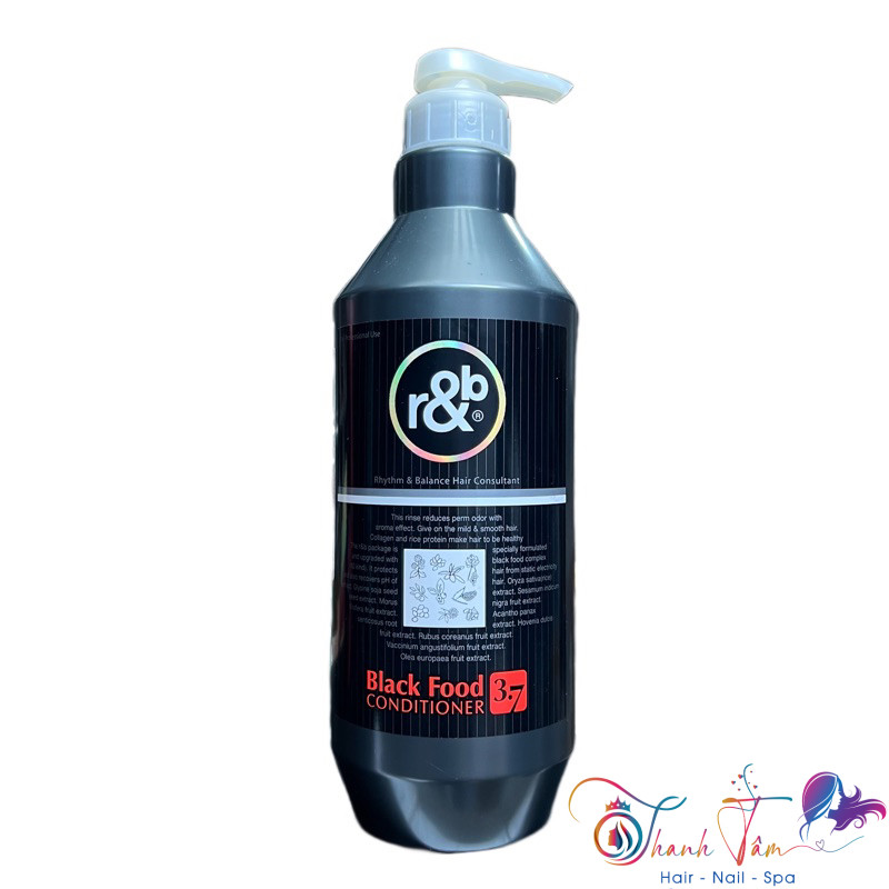 [ NA ] Dầu xả chăm sóc tóc thảo dược R&B Black Food Conditioner 1500ml