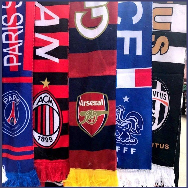 Sy3 Manchester City -Germain Juventus Inter Milan fan hâm mộ bóng đá khăn vẫy cờ cổ vũ YS3