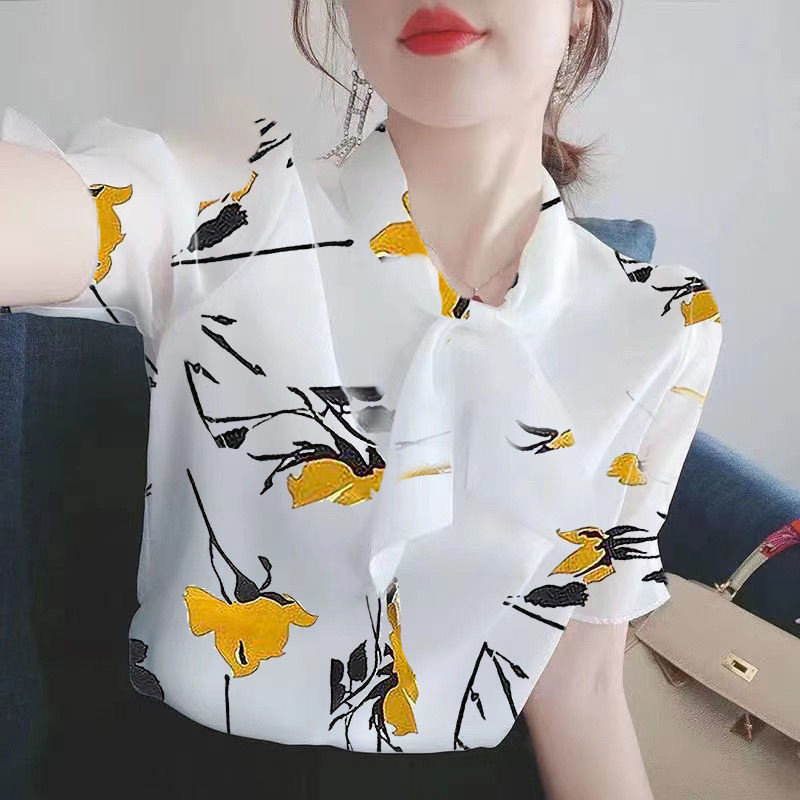 Áo Sơ Mi Nhỏ Nữ * Mùa Xuân Mùa Hè Phong Cách Mới Thời Trang Mặc Ngoài Pháp Niche Áo Sang Trọng Tất Cả Trận Đấu Áo Voan