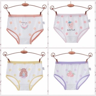 4 Miếng Modal Quần Lót Trẻ Em Bé Gái Boxer Mùa Hè Mỏng Phong Cách Thoáng Khí Giữa Nhỏ Trẻ Em Boxer Quần Short Bé Gái Học Sinh
