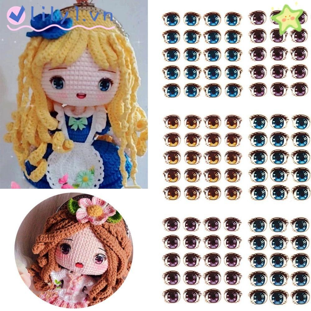 Lily 10 Cặp Tình Yêu Dễ Thương Miếng Dán Mới Nhất Anime Hình Búp Bê Đồ Chơi Giáo Dục Đất Sét Đề Can