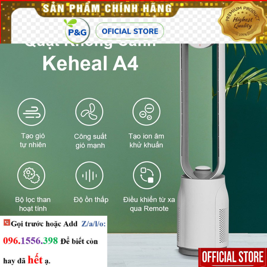 Quạt Không Cánh Tạo Ion Xiaomi KEHEAL A4 sale