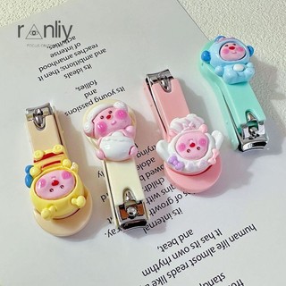  🍑🍑Nail Art Loopy Nail Clipper Small Beaver Thép Carbon Loại bỏ da chết Bấm móng tay Ngoài trời tại nhà Dụng cụ làm móng 