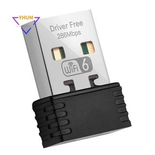 Bộ chuyển đổi wifi 6 không dây ax286 802.11ax trình điều khiển miễn phí thẻ mạng usb cho máy tính win7 / 10 / 11 bộ thu wifi mini