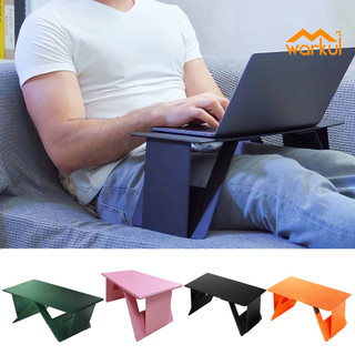Giá đỡ máy tính xách tay WARKUL Tiết kiệm không gian Có thể gập lại Hỗ trợ máy tính Giá đỡ có thể điều chỉnh Bàn máy tính xách tay nhỏ cho phòng ngủ gia đình