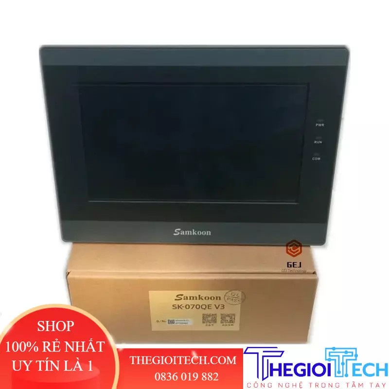Màn hình cảm ứng HMI 7 inch SK-070QE V3 Samkoon DC 24V 800 * 480