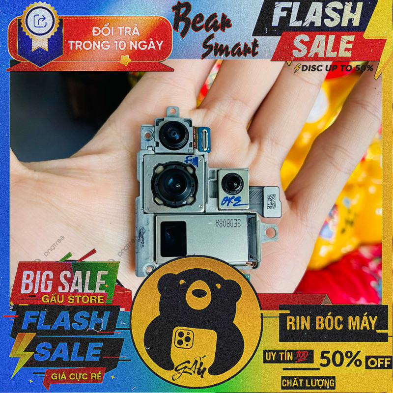 Bộ Camera Sau Samsung S20 Utral /  S20 Utral 5G Rin Bóc Máy / G988B G988U G988N G988F G988 S20U  S20